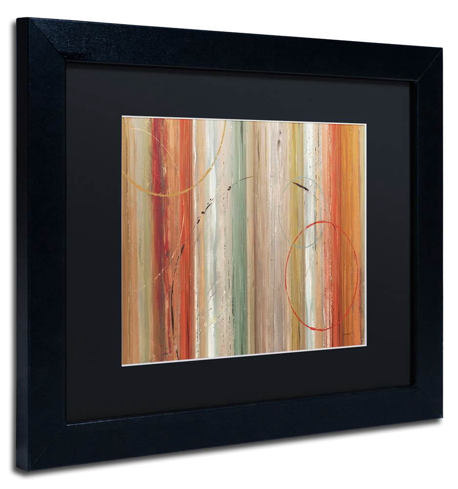 Trademark Fine Art "Spiced II" Canvas Art by Lisa Audit, Black Matte, Black Frame
