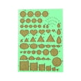 thumbnail image 1 of Tiras De Papel Quilling Tool Ruler Stencil Drawing Tool Para Origami Making Green Sunnimix tablero de quilling de papel, 1 of 8
