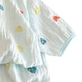 thumbnail image 5 of KPOPLK Toddler Girls Pajamas Cotton 6 9 12 Months 2T 3T 4T 5T Pjs Jammies Fall Winter Long Sleeve Sleepwear Sets(1-2 Years,Light Blue), 5 of 5