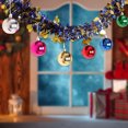 thumbnail image 5 of Christmas Garland for Stair Railing Christmas Decoration Rattan Flower Ribbon Mood Scene Arrangement Hanging Party Colorful Strip Top Creat Pendant Christmas Wreath, 5 of 7