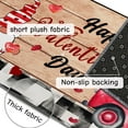 thumbnail image 3 of Valentine''s Day Kitchen Rugs and Mats, Truck and Gnome Kitchen Mats 2 Pieces Happy Valentines Day Kitchen Rugs Farmhouse Love Valentines Day Decorations Rugs 17 X 30 inch -17 X 47 inch, 3 of 6