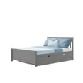 thumbnail image 3 of Max & Lily Full Size Bed Frame with Trundle, Solid Wood Platform Bed with Storage, 3 of 8