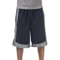 thumbnail image 1 of Pro Club Men's Heavyweight Mesh Basketball Shorts, Navy/Gray, X-Large, 1 of 4