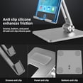 thumbnail image 3 of El soporte para tableta se puede plegar, subir y bajar, adecuado para tabletas y teléfonos móviles., 3 of 5