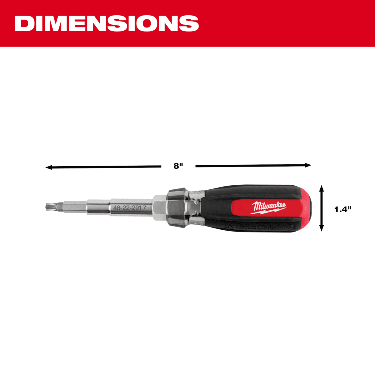 Milwaukee Tool 13-in-1 Magnetic Multi-Bit Screwdriver