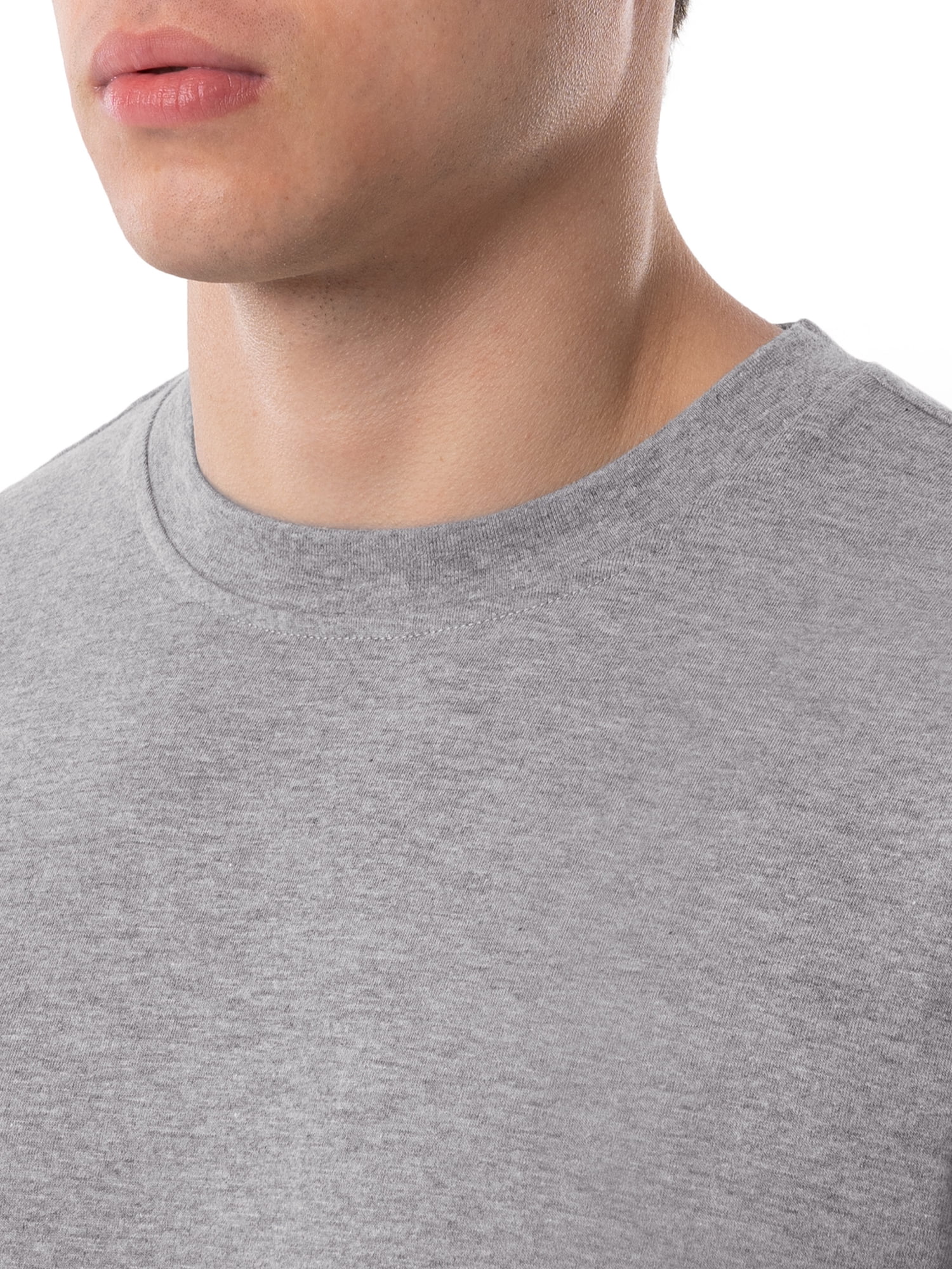 Fruit of the Loom Men's Crewneck Tee and Fleece Pajama Pants Set, 2-Piece, Sizes S-5XL