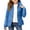Blue, variant on ATOGUTA Girls Down Coat Kids Winter Quilted Hooded Puffer Jacket with Zipper Pockets Size 3T-12, Khaki