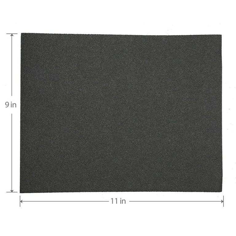 9 x 11 - 400 Grit - 9 x 11 Sanding Sheets - WSC - Silicon Carbide Waterproof  Paper Sheets 