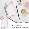 thumbnail image 5 of Professional Calendar Binder Divider Convenient Notebook Divider Detachable Binder Separator, 5 of 6