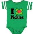 thumbnail image 3 of Inktastic I Heart Pickles Boys or Girls Baby Bodysuit, 3 of 5