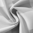 thumbnail image 2 of Efavormart 2 Panels White/Silver Polyester Chevron Design Thermal Insulated Blackout Room Darkening Grommet Top Curtain 52"x84", 2 of 9