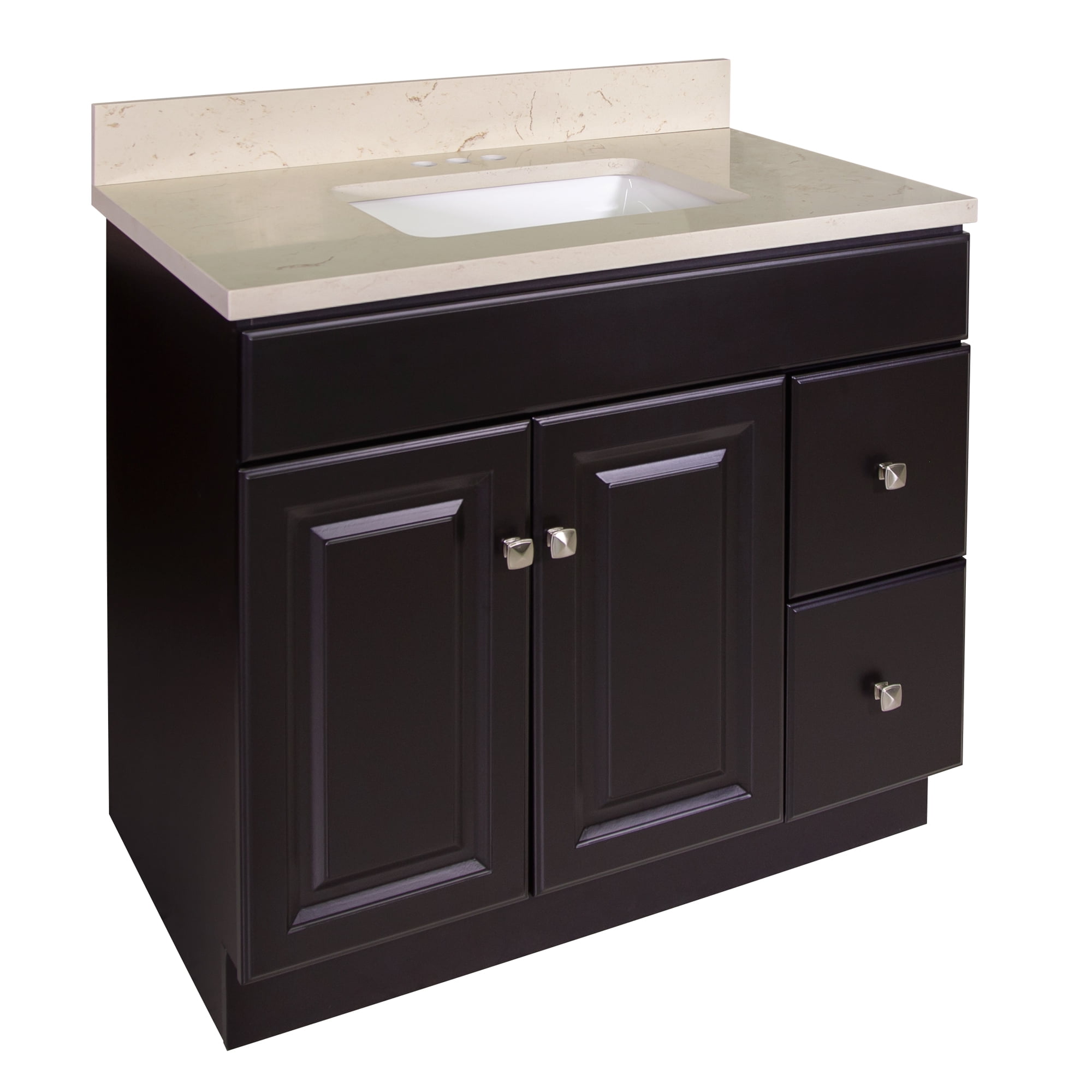 Design House Wyndham 37 inch Unassembled 2Door 2Drawer Bathroom