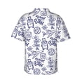 thumbnail image 3 of Fotbe World Travel2 Hawaiian Shirt For Men Unisex Summer Beach Casual Short Sleeve Cotton Linen Button Down Shirts-Xx-Large, 3 of 9