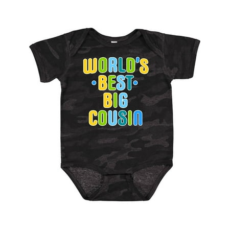 

Inktastic Worlds Best Big Cousin Gift Baby Boy Bodysuit