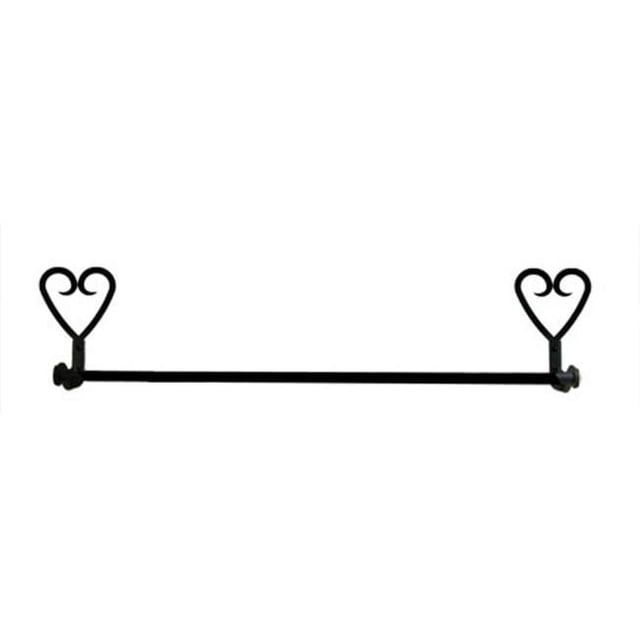Village Wrought Iron TB-51-S Small Heart Towel Bar