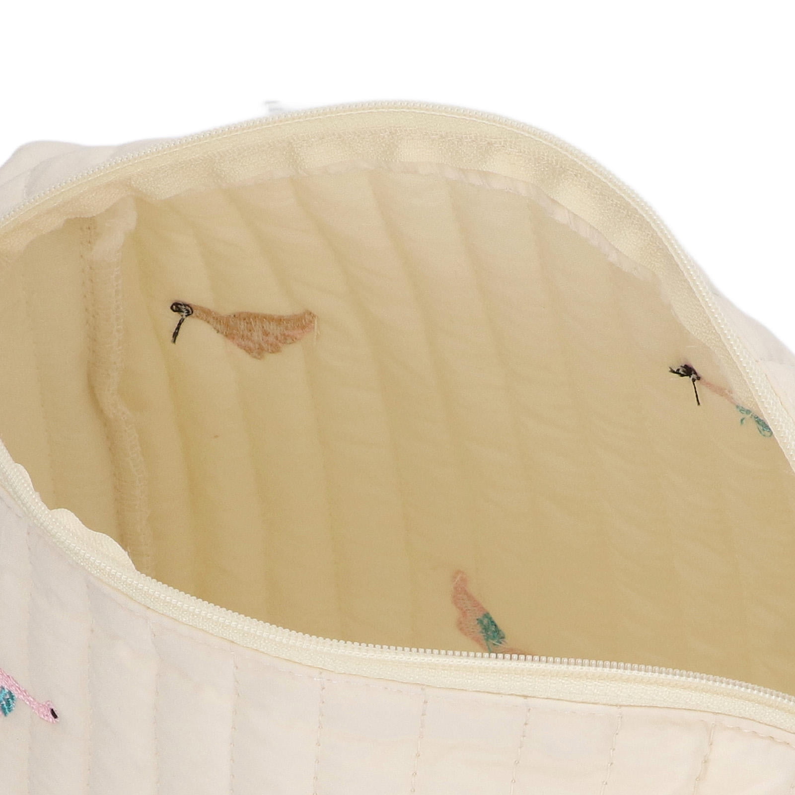 LAZIOEGR Soft Cotton Diaper Bag Organizer – Large Capacity Stroller Pouch with Embroidered Dinosaur Design, Ideal for Travel & Baby Essentials