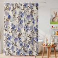 thumbnail image 6 of Shower Curtain Purple Floral Shower Curtains for Bathroom Decor, Waterproof Polyester Shower Curtain Set with Hooks, Extra Long 72" x 84" Watercolor Wildflowers, 6 of 9