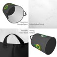 thumbnail image 2 of Balery Spring St Patrick’S Day Irish Gnomes Cesta de ropa redonda con asas, impermeable, independiente, para ropa, juguetes, dormitorio y familia-Small, 2 of 6