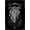 Black Framed Version, variant on Jim Baldwin - Carved Faith Skull Wall Poster, 14.725" x 22.375"