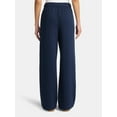 thumbnail image 3 of No Boundaries Soft Fleece Wide Leg Pants, 30” Inseam, 1 or 2-Pack, Women’s XXS-4X, 3 of 5
