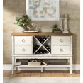 thumbnail image 1 of Acme Katet Server in Weathered Oak & Antique White, 1 of 4