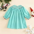 thumbnail image 4 of Kogui Girls Dresses Long Sleeve Fall Long Sleeve Dress Long Sleeve Kids Clothes Baby to ToddlerSize 2T 3T(Green,2-3 Years), 4 of 8