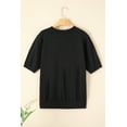 thumbnail image 6 of Redhotype Plus Size Black Sweater: Sparkling Tinsel Glam, 6 of 8