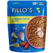 FILLO'S Peruvian Lentils, Single Pouch, 10 oz (Shelf-Stable)