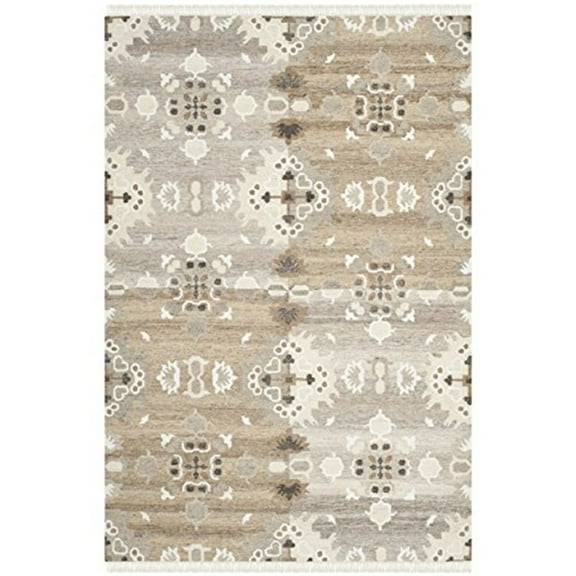 Safavieh Natural Kilim Grey Area Rug - 5' x 8'