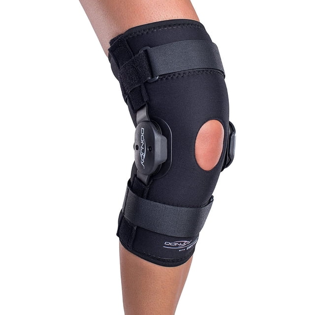 Rodillera DonJoy DJ141KB31 XXL Bisagras Bilaterales Manga Drytex Poplitea Abierta