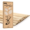 thumbnail image 1 of VFULIE 100PCS Reed Diffuser Sticks, 10 Inch Natural Rattan Wood Sticks Essential Oil Aroma Diffuser Sticks Refill Replacement for Aroma Fragrance (Primary Color), 1 of 8