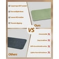 thumbnail image 3 of Stair Treads for Wooden Steps, Vintage Sage Green Peel and Stick Stair Treads with Adhesive, Farmhouse Retro Beige Solid Color Non Slip Indoor Stairs Runner Rugs Mats for Elders Dogs 8"x30"7PCS, 3 of 7