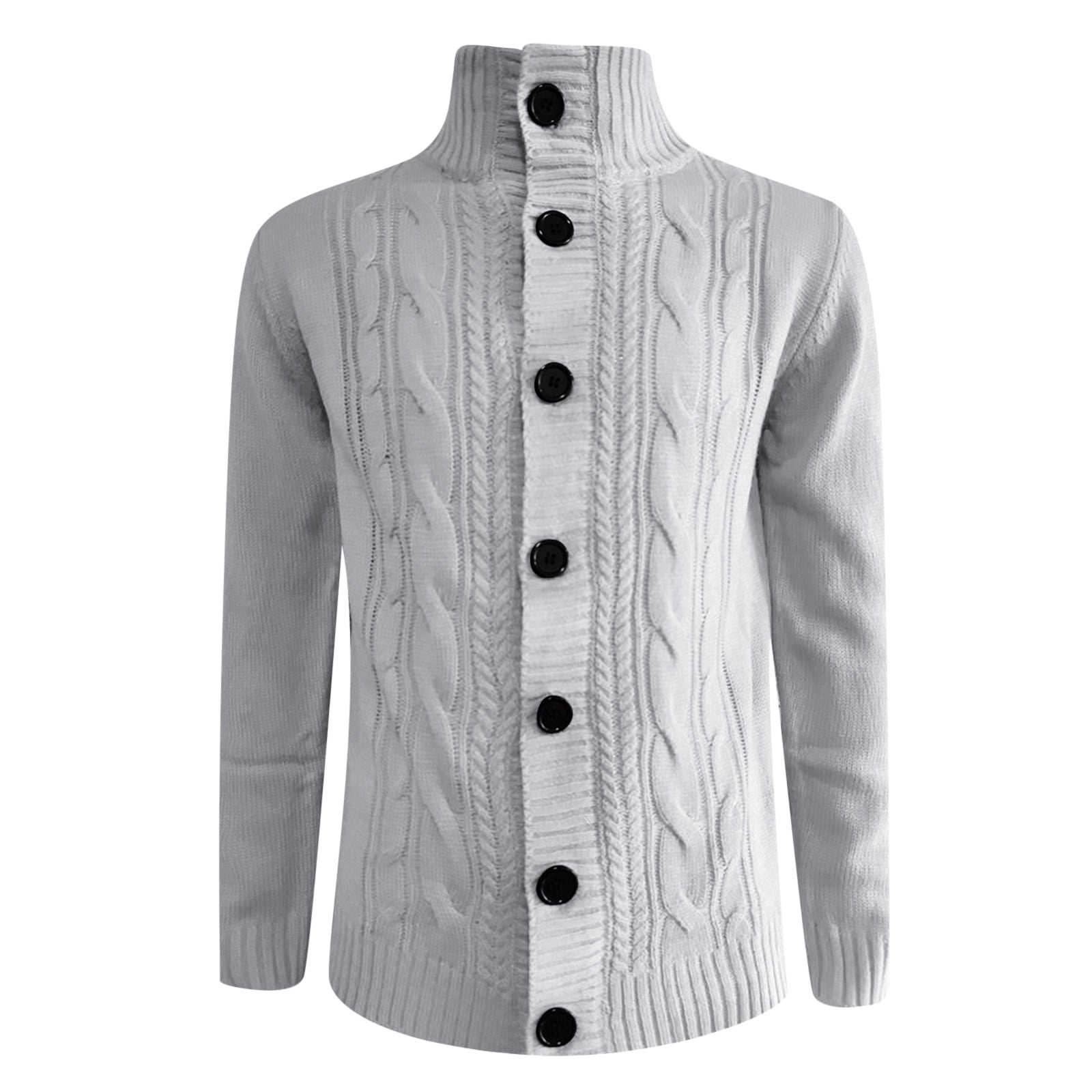 【BAON】[unisex] Atoo Button Collar Over Knit Cardigan 2XL~ Women's Wool Knitted Cardigan Sweater Casual Bow Collar Tops