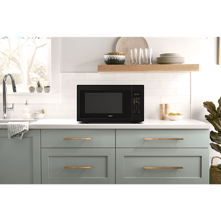 Whirlpool - 1.6 Cu. Ft. Microwave with Sensor Cooking - Black