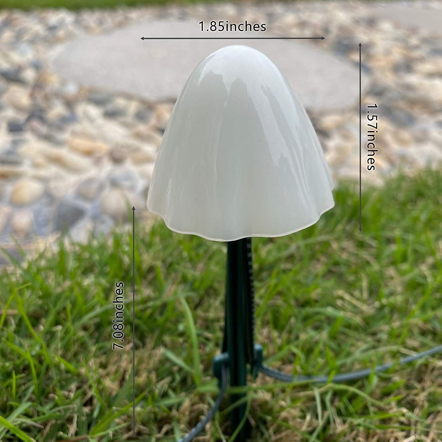 Rirool Mushroom Solar Lights 12 LED Multicolor 8 Modes photo 8