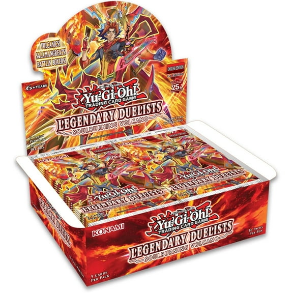 YU-GI-OH CCG: LEGENDARY DUELISTS BOOSTER: SOULBURNING VOLCANO Booster Box