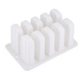 thumbnail image 1 of Molde congelado para paletas de silicona de grado alimenticio, para niños, color blanco, 1 of 5