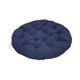 thumbnail image 5 of Cojín acolchado para asiento colgante, cojín para silla de huevo, almohada de suelo, grueso y elegante, para silla de jardín al aire libre Azul oscuro, 5 of 8