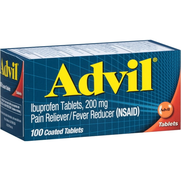 Advil Ibuprofen Tablets, 124 Count