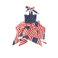 thumbnail image 2 of 4th of July Toddler Girl Outfit Halter Stars Ruffles Dresses Independence Day Summer Clothes, 2 of 7