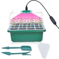 thumbnail image 2 of LAPAMAX 5Pack Seed Starter Trays Kits With Grow Light, Adjustable Brightness & Humidity, for Greenhouse Seedlings, 2 of 9
