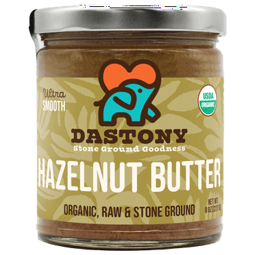 Dastony - 100% Organic Hazelnut Butter - 8 oz.