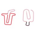 thumbnail image 3 of 100PCS Clips de metal 50PCS Estilo de helado 50PCS Estilo de café Resistente a la corrosión para la clasificación de archivos de notas de oficina, 3 of 8