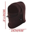 thumbnail image 2 of Winter Fleece Balaclava Hat Warm Full Face Ski Mask Hood Cap Men Women Face Cover for Extreme Cold Weather Gear Skiing, 2 of 2