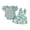 Green, variant on BemeyourBBs Newborn Baby Girls Summer Clothes Infant Baby Girl 2 Piece Outfit Daisy Bib Overalls Set Short Sleeve Rib Knit Romper With Flower Print Suspender Shorts Set Pockets