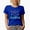 Royal Blue, variant on Cute Lipstick Junkie with Smiling Face, Beauty Themed Merch Gift for Makeup Artist or Lovers, Cosmetologists & Beauticians, Military Green T-Shirt, Large