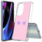 TalkingCase Slim Phone Case Compatible for Motorola Edge 2022, Fancy Opal Eyes Print, Light Weight, Flexible, Soft, USA