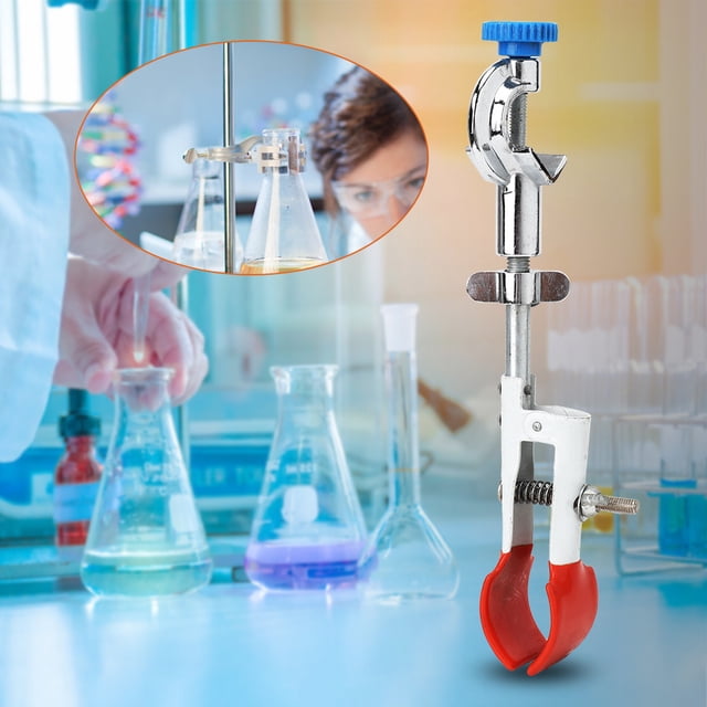 Abrazadera Para Matraz, Abrazadera, Fácil De Limpiar, Exquisita, Fácil De Desmontar Para Experimentar, Adecuada Para Aprender, Adecuada Para Jóvenes Para La Escuela ANGGREK IE1217