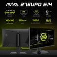 thumbnail image 2 of Monitor Gamer 27" MSI MAG 275UPD E14 1ms 288Hz IPS 4K UHD Dual Mode HDMI DisplayPort Altavoces Adaptative-Sync, 2 of 5