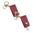 thumbnail image 1 of Oleegame 2PC Travel Bottle And Keychain Holder Refillable Empty Bottles For Hand Sanitizer Red, 1 of 3